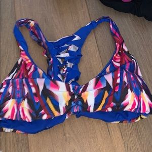 Fun patterned bikini top